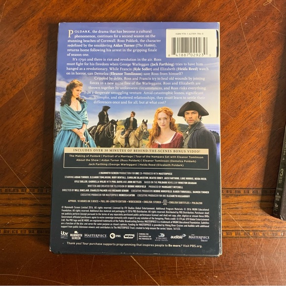 Poldark Television Show Seasons 1, 2, and 4 DVD Sets - Picture 7 of 7